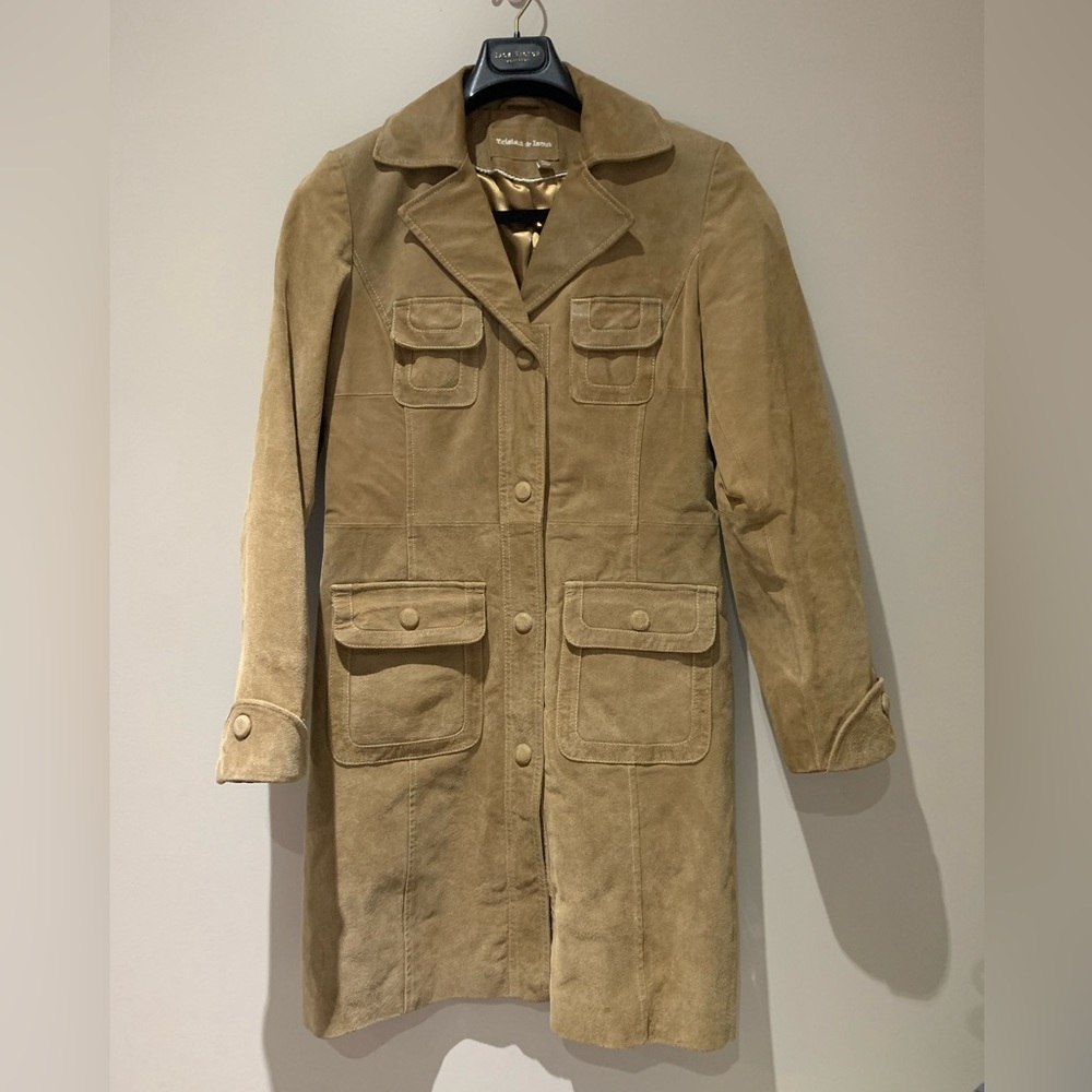 Long Suede Jacket by Tristan & Iseut